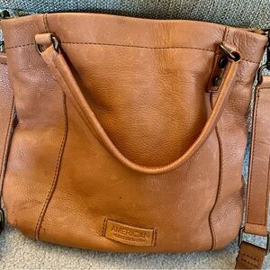 American Leather Co crossbody bag